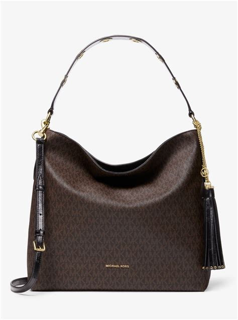 michael kors brooklyn woven bag|Michael Kors large Brooklyn bag.